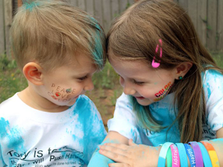 Illustration for article titled Color Powder Scavenger Hunt And Backyard Color War